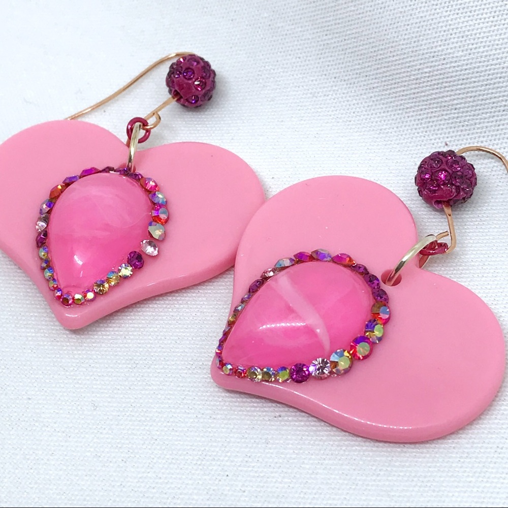 Cotton candy hearts